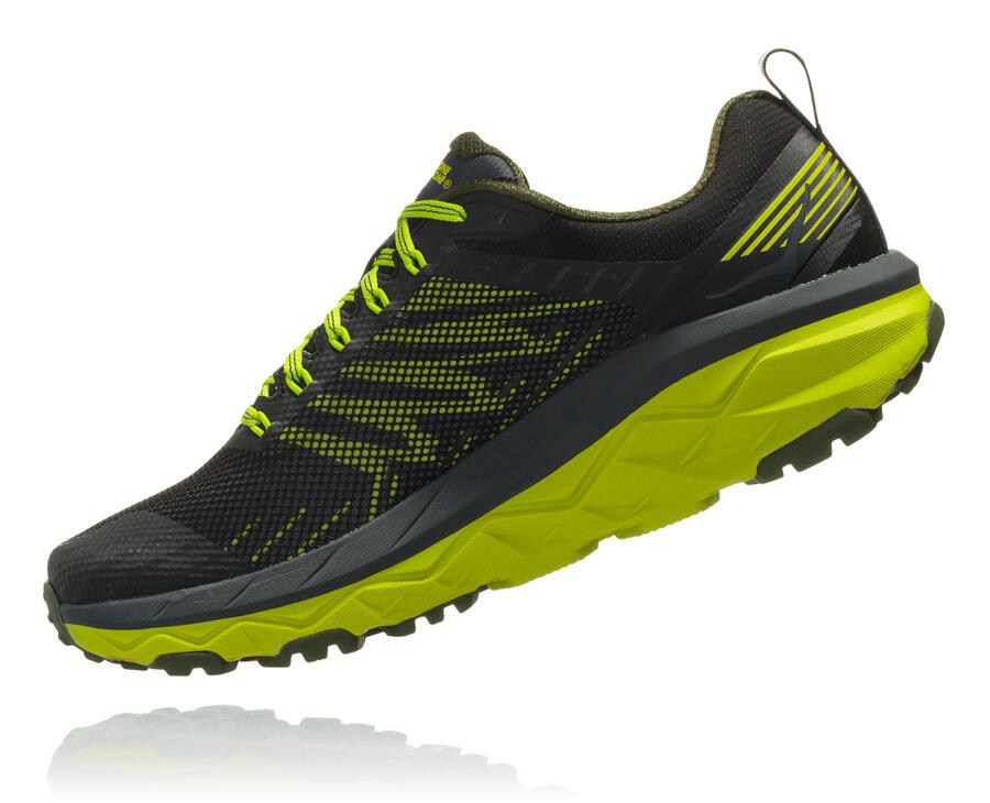 Chaussure Trail Hoka One One Challenger Atr 5 Homme - Noir/Vert - OUR-137584